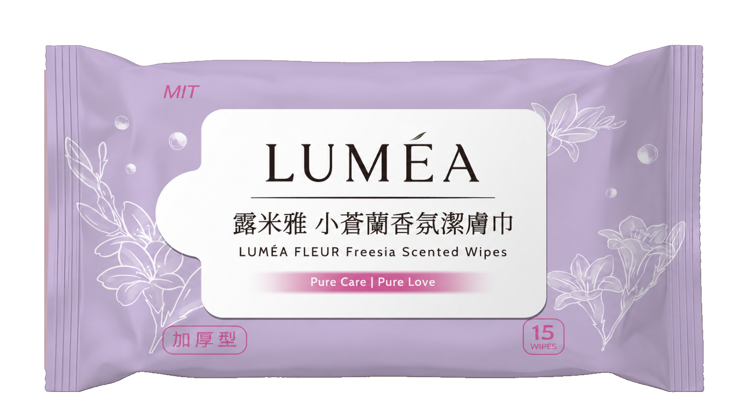 LUMÉA FLEUR 露米雅 小蒼蘭香氛潔膚巾