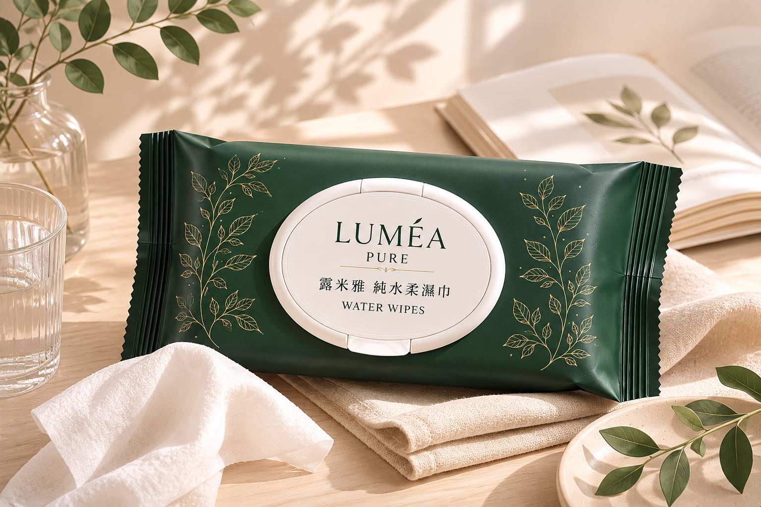 LUMÉA PURE 露米雅 純水柔濕巾產品圖